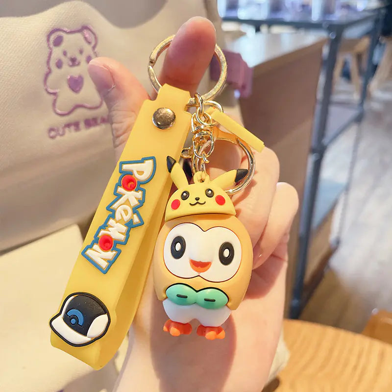 Psyduck Keychain Doll - Cute Cartoon Bag Accessory