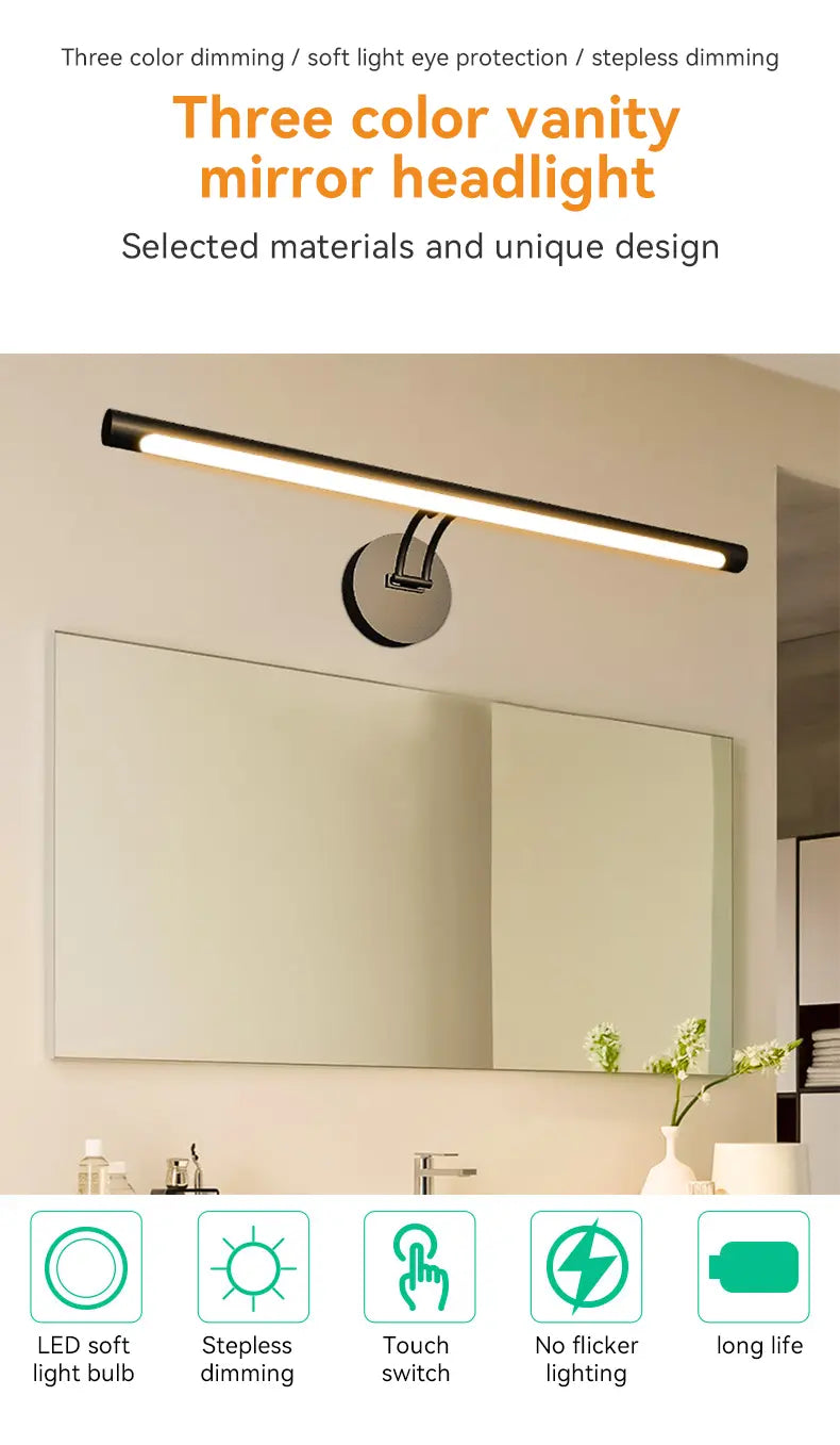 Modern LED Mirror Front Light for Your Bathroom