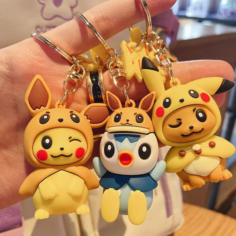Psyduck Keychain Doll - Cute Cartoon Bag Accessory