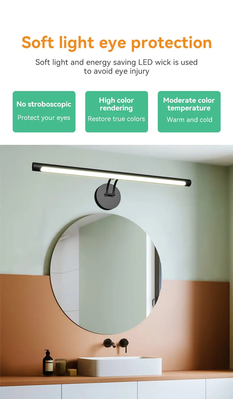 Modern LED Mirror Front Light for Your Bathroom