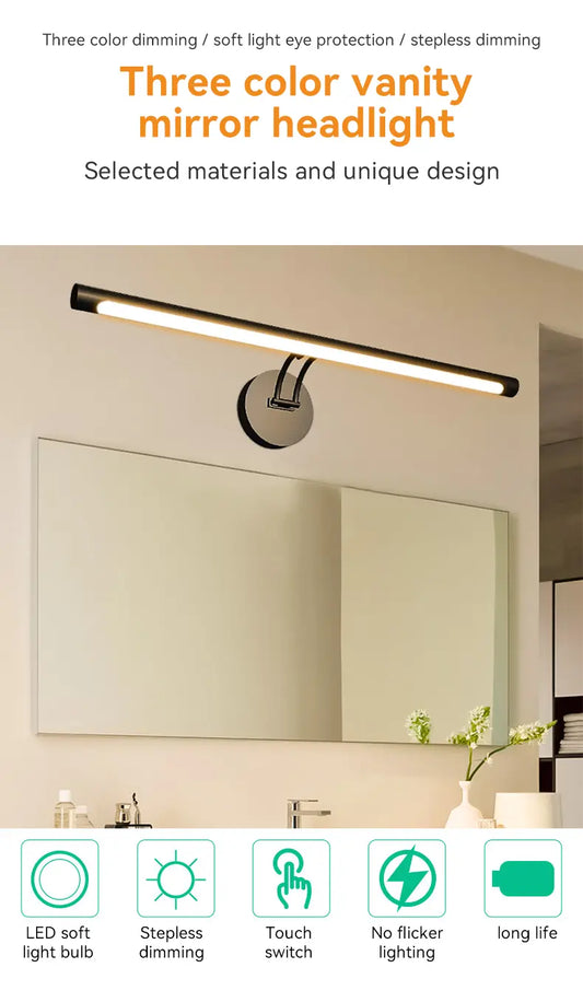 Modern LED Mirror Front Light for Your Bathroom