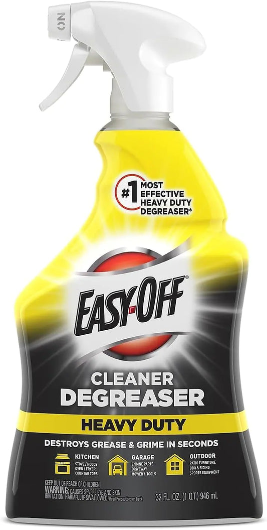 Easy Off Heavy Duty Degreaser Cleaner Spray Kitchen Degreaser 32 Oz
